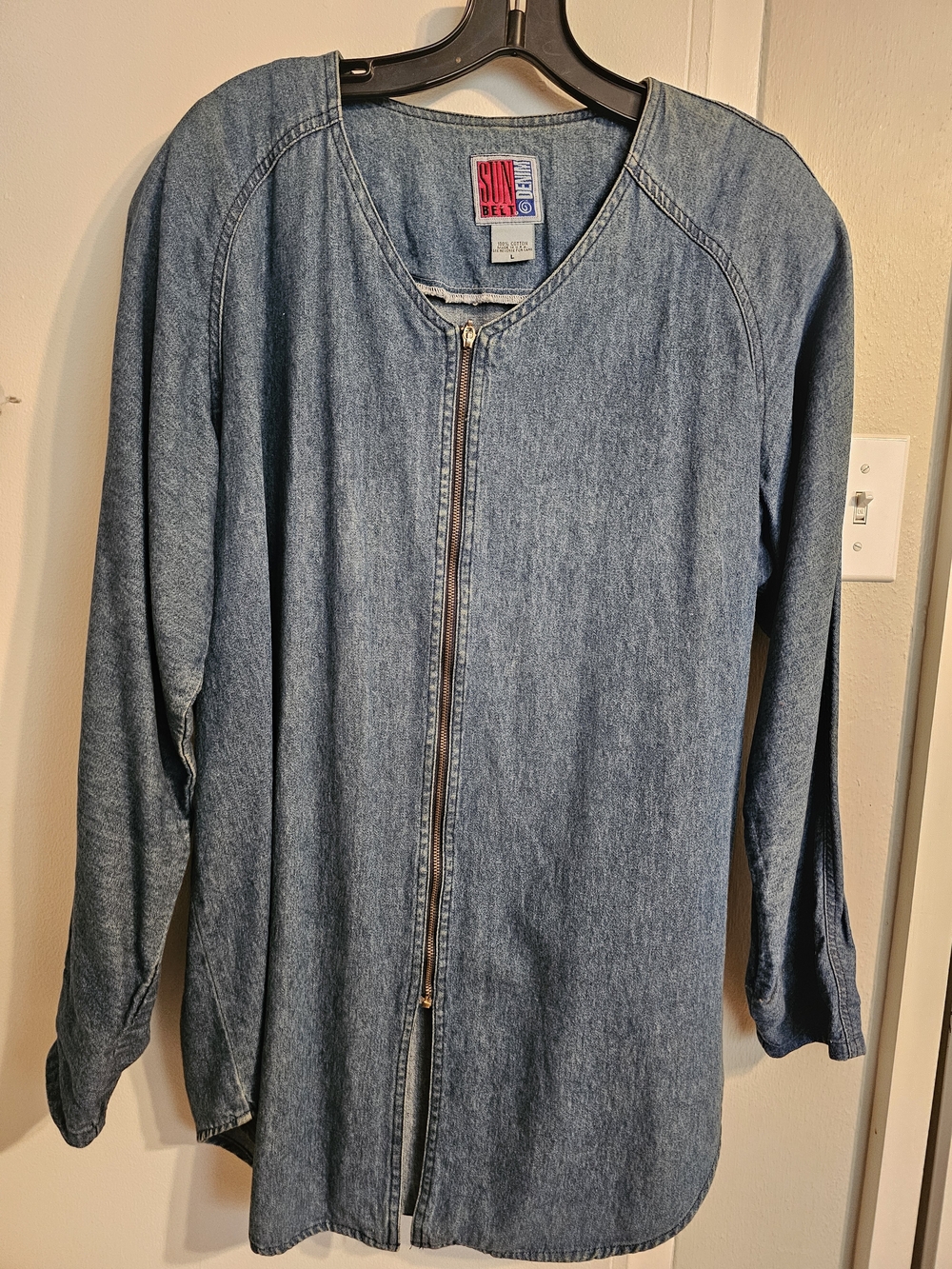 Sunbelt Denim Vintage 1990s Zip Front Tunic